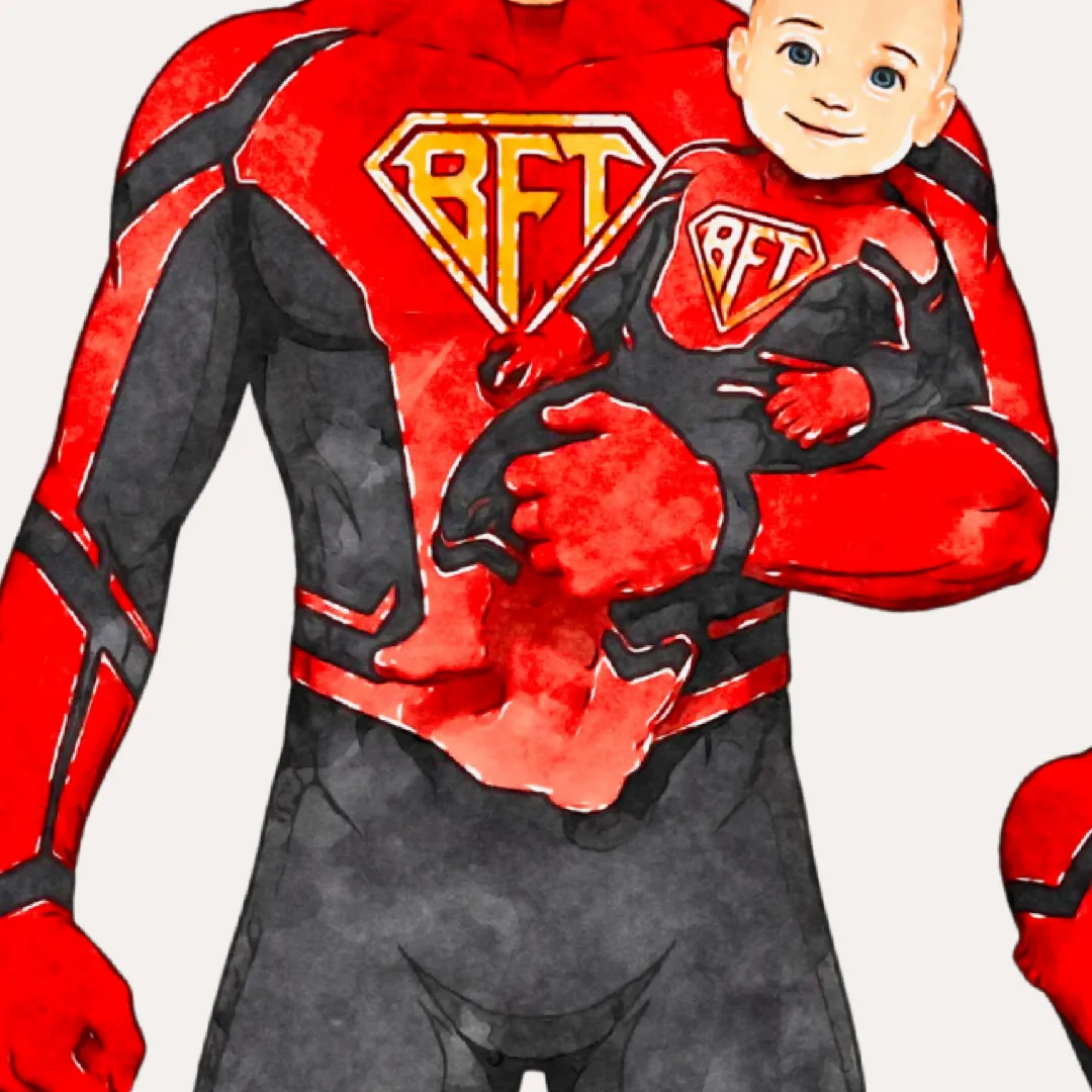 Superhero Dad Custom Illustration – Personalised Father’s Gift - Image 3