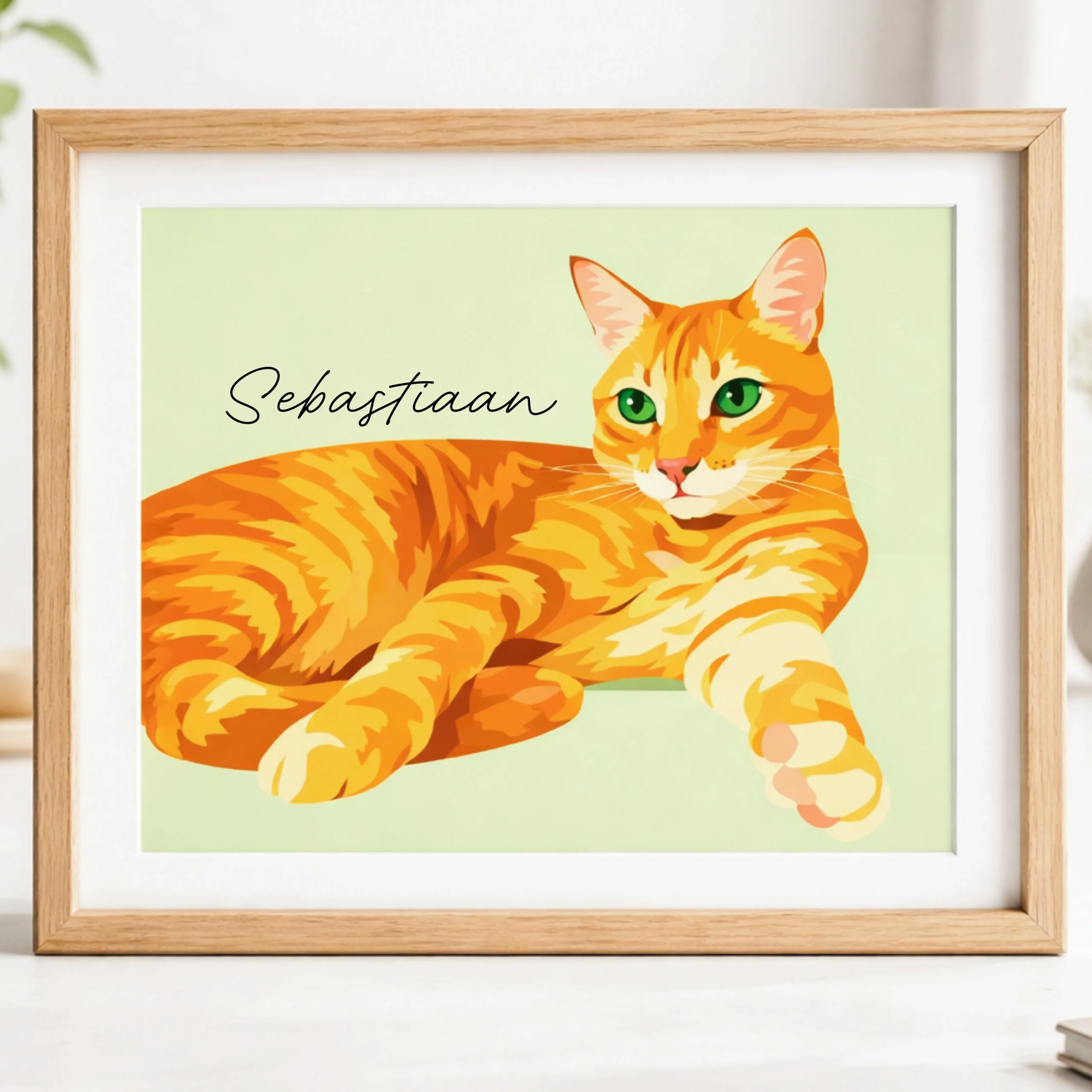 Custom Colour Pet Portrait from Photo – Personalised Dog or Cat Art - Image 2