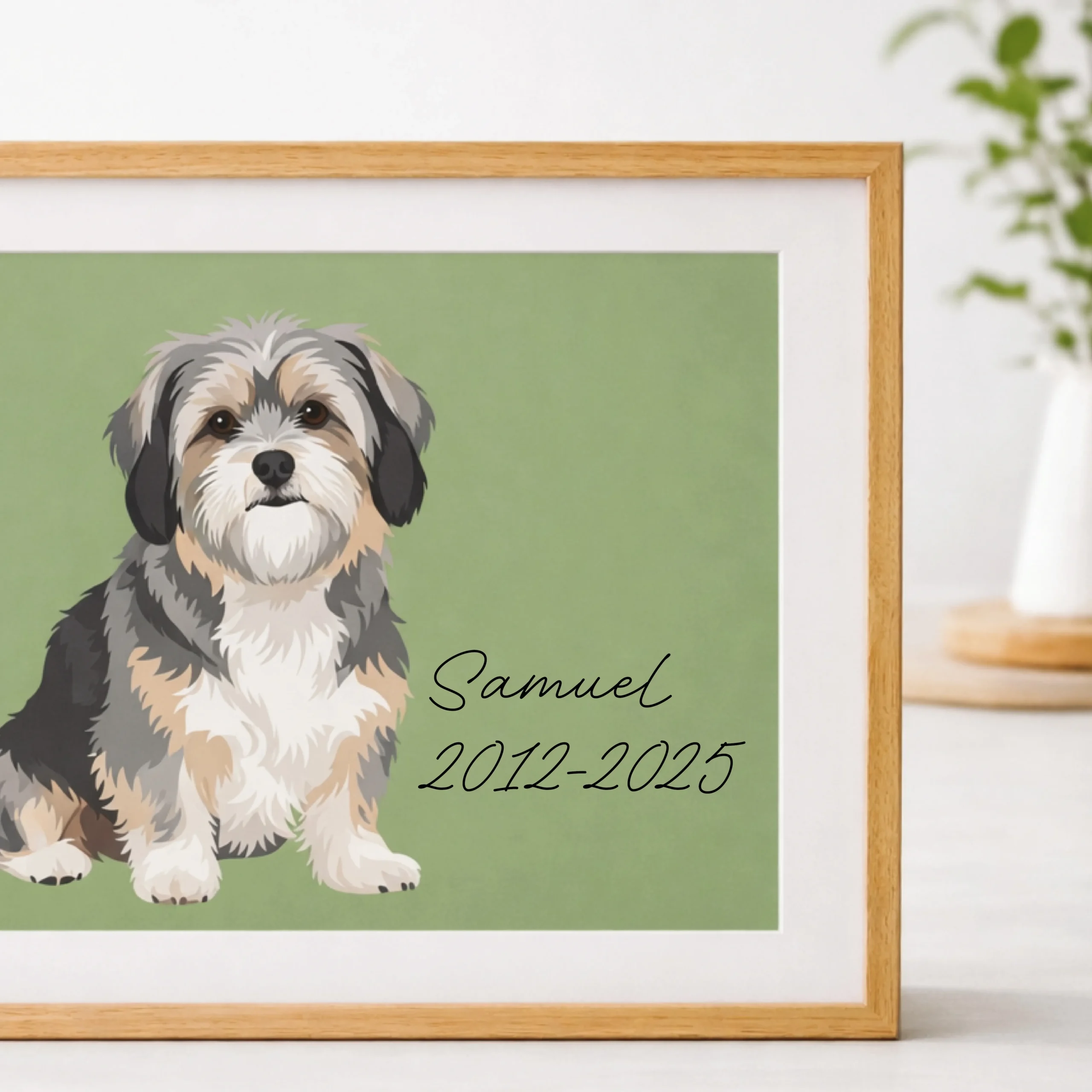Custom Colour Pet Portrait from Photo – Personalised Dog or Cat Art - Image 5